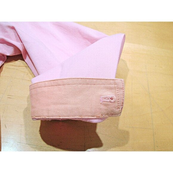 Quacker Factory Pink Rhinestone Raw Hem Fringe Button Up Jacket Shacket Size XL - Picture 12 of 12